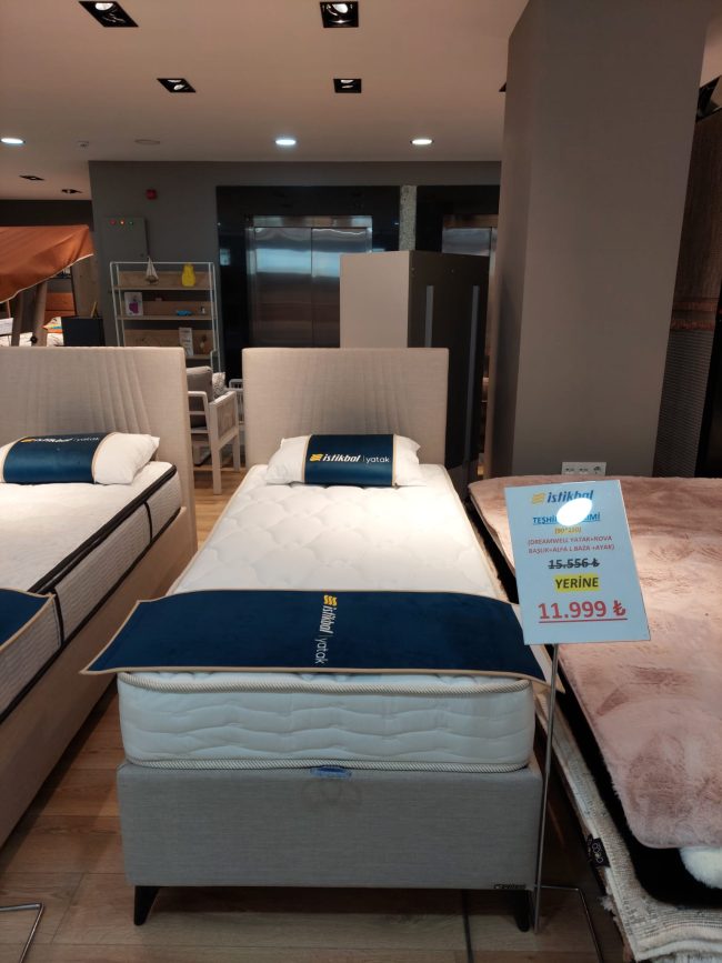 İstikbal Dreamwell Yatak Nova Başlık Alfa Baza 90×190 (Teşhir)