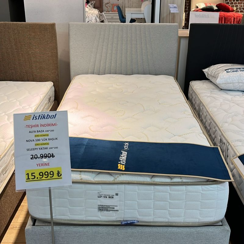 İstikbal Sleepy Yatak Alfa Baza Nova Başlık 100×200 (Teşhir)