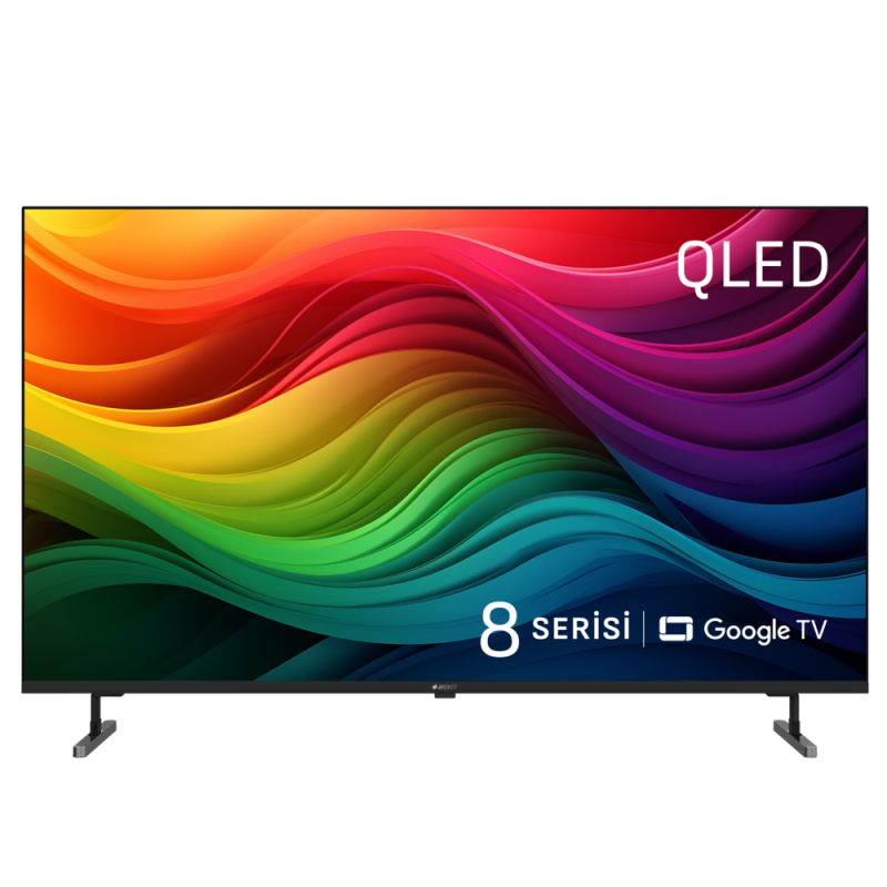 Arçelik 8 serisi QLED 65″ 4K UHD Google TV – A 865 C Smart TV